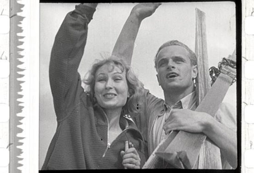„Wiosna narciarzy”, reż. Adam Krzeptowski, Polska 1934, 9’, zasoby FINA